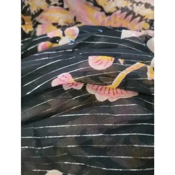 Anthropologie Cutout Cover-Up Maxi Dress L - Picture 5 of 5